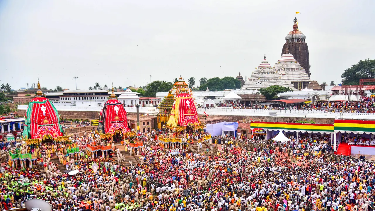 Jagannath Rath Yatra 2025: Devotees resume pulling chariots of three deities in Puri