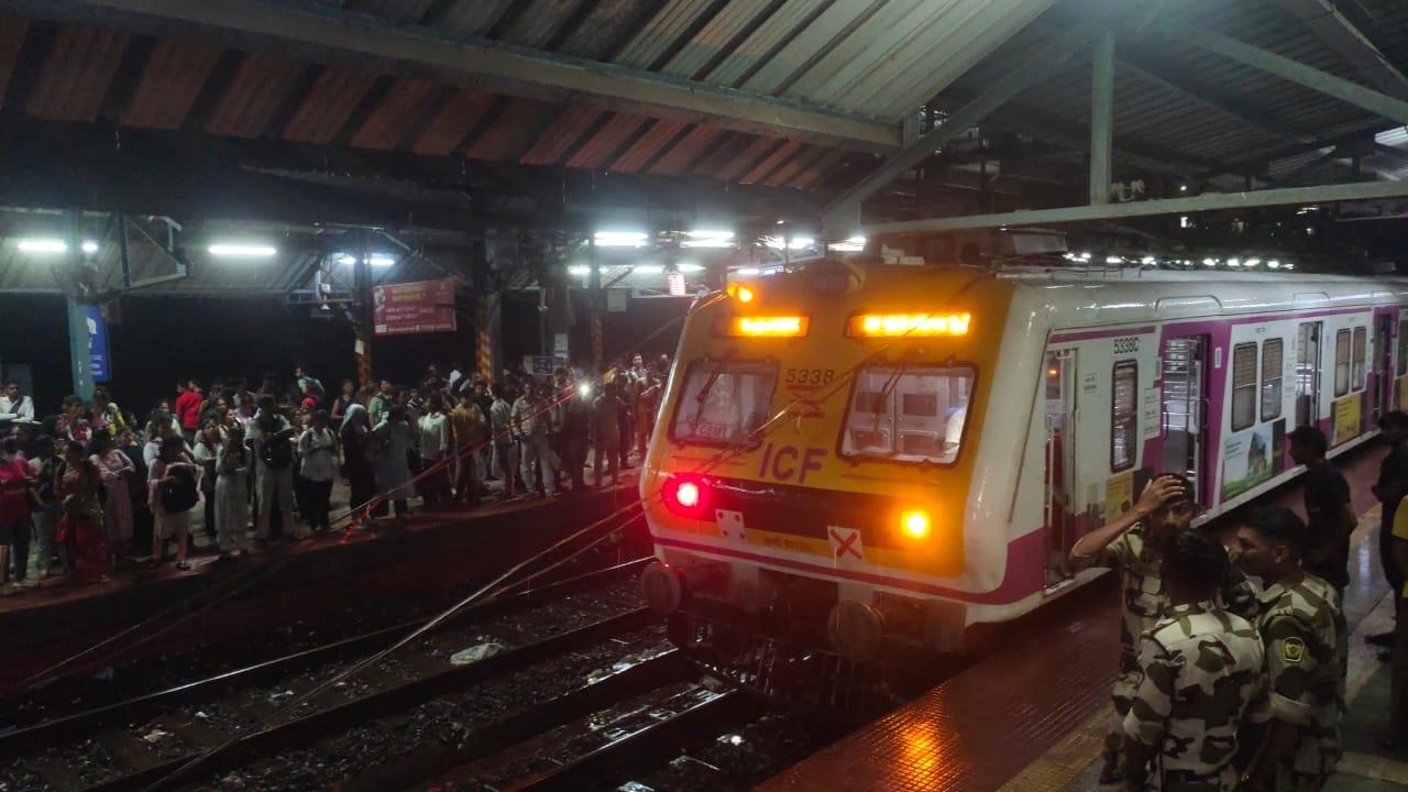 CR's fast line local services affected in Mumbai after overhead wire snaps